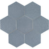 See Tesoro - Albatross Hex 7 in. x 8 in. Ceramic Wall Tile - Sea Deco Glossy