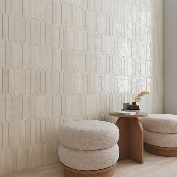 Arizona Tile - Spark Series - 2" x 10" Ceramic Picket Tile - Glossy Iv ...
