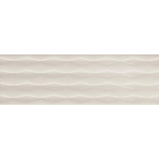 American Olean Visual Impressions Wall Tile - Linear Diamond - Gray
