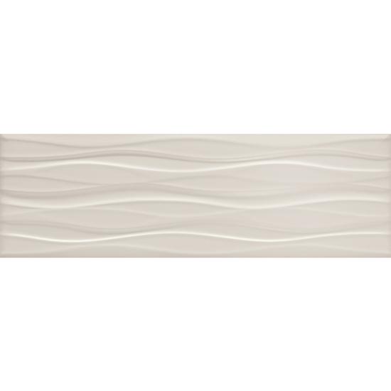 American Olean Visual Impressions Wall Tile - Multi Wave - Gray