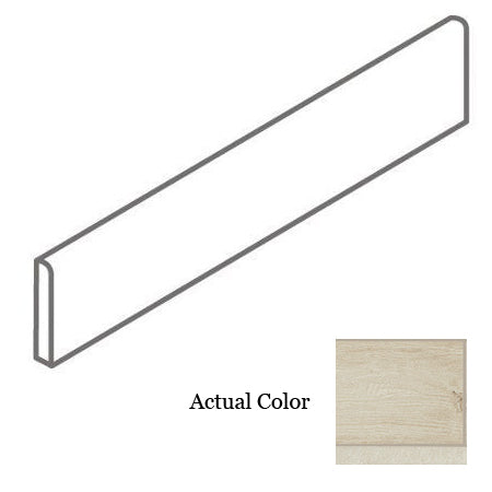 American Olean Creekwood Bullnose Tile - Birch Stream
