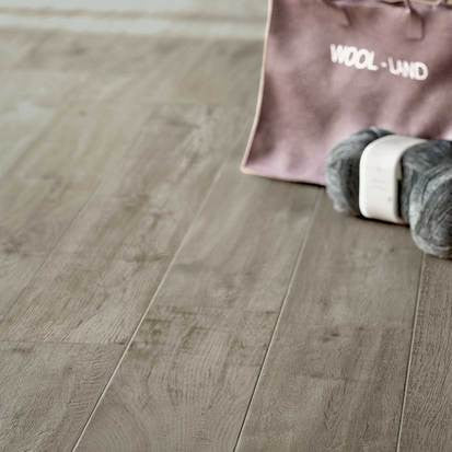 American Olean Creekwood 6 in. x 36 in. Porcelain Floor Tile - Ash River - Close View