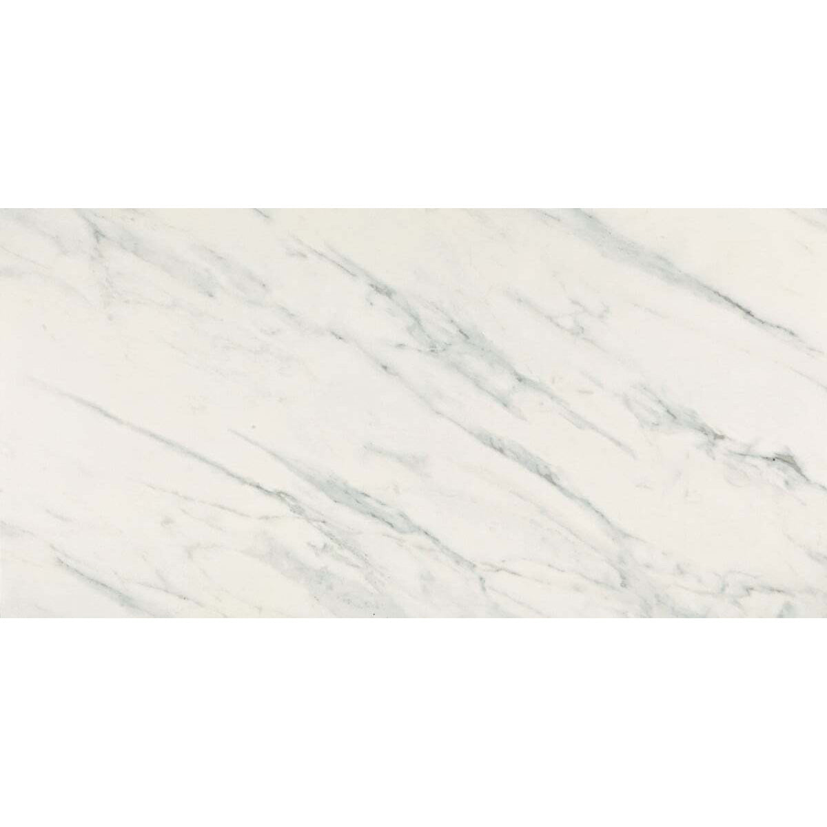 American Olean - Ideology Porcelain Tile 12 in. x 24 in. - Carrara White Polished