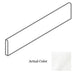 American Olean Mirasol 3 in. x 12 in. Ceramic Floor Bullnose - Bianco Carrara