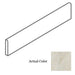 American Olean Mirasol 3 in. x 12 in. Ceramic Floor Bullnose - Silver Marble