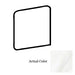 American Olean Mirasol 3 in. x 3 in. Ceramic Wall Bullnose Outcorner - Bianco Carrara