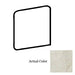 American Olean Mirasol 3 in. x 3 in. Ceramic Wall Bullnose Outcorner - Silver Marble