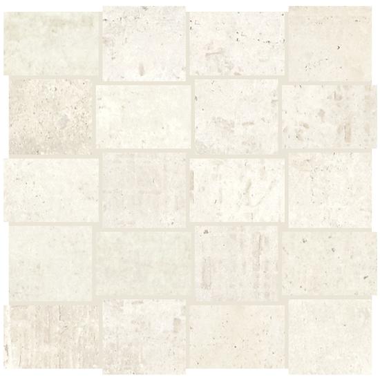 American Olean - Union 2&quot; x 3&quot; Modern Weave Mosaic - Platinum White