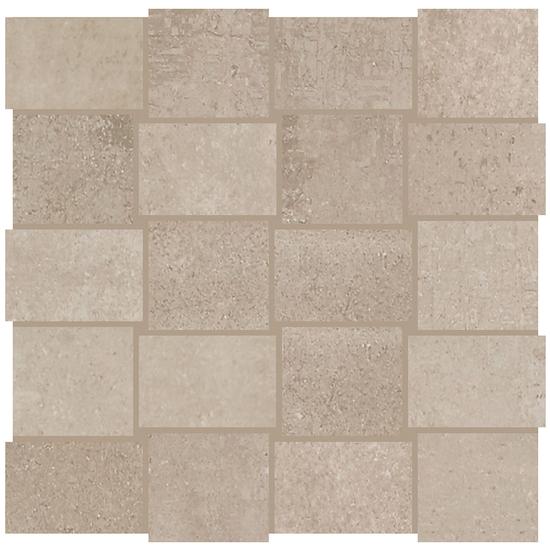 American Olean - Union 2&quot; x 3&quot; Modern Weave Mosaic - Weathered Beige