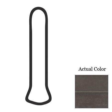 American Olean - Union 1" x 6" Cove Base Outcorner - Black Nickel