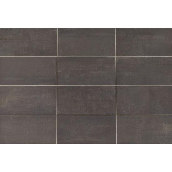 American Olean - Union Porcelain Tile 12 in. x 24 in. - Black Nickel