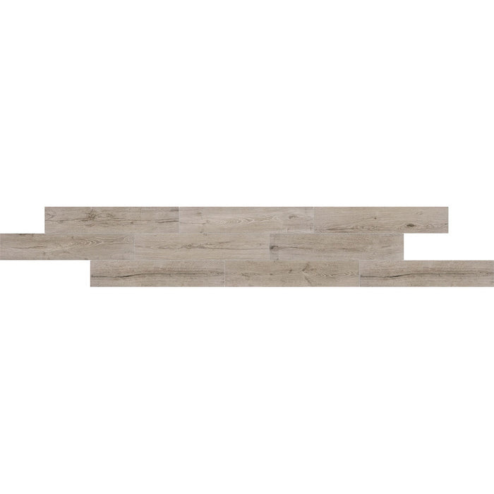 American Olean - Waterwood 8" x 40" Glazed Porcelain - Weathered Oak WD18