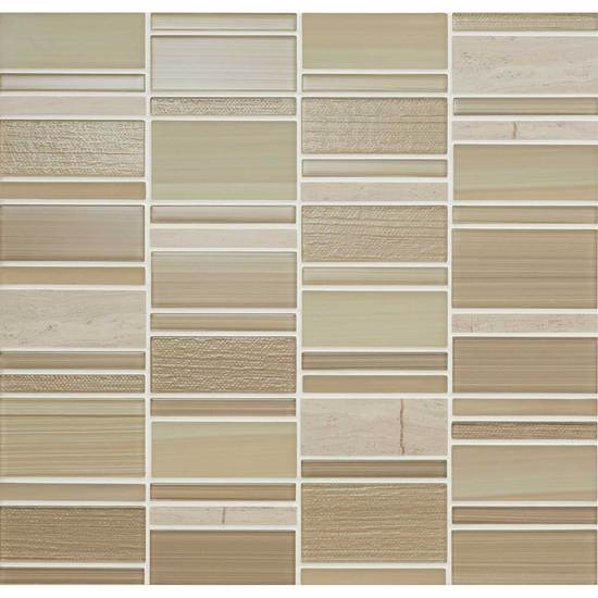 American Olean - Serentina - Block Random Mosaic - Accord