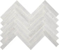 See American Olean - Ascend Natural Stone Chevron Mosaic - Candid Heather