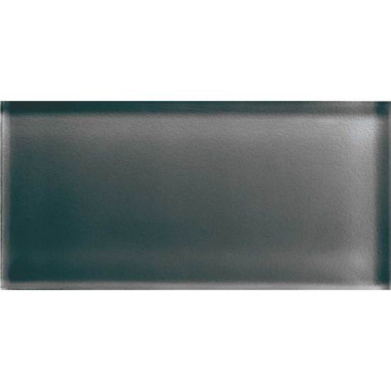 American Olean - Color Appeal 3 in. x 6 in. Glass Wall Tile - Charcoal Gray