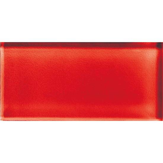 American Olean - Color Appeal 3 in. x 6 in. Glass Wall Tile - Cherry