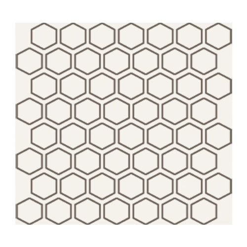 American Olean - Color Story 1.5 in. Glazed Ceramic Hexagon Mosaic - Matte Designer White