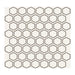 American Olean - Color Story 1.5 in. Glazed Ceramic Hexagon Mosaic - Matte Designer White