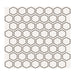 American Olean - Color Story 1.5 in. Glazed Ceramic Hexagon Mosaic - Ice White
