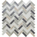 American Olean - Serentina - Herringbone Mosaic - Tranquility