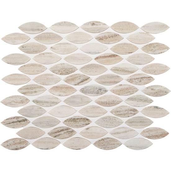 American Olean - Ascend Natural Stone Leaf Mosaic - Open Horizon