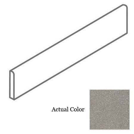 American Olean Neospeck 3 in. x 24 in. Porcelain Bullnose - Medium Gray