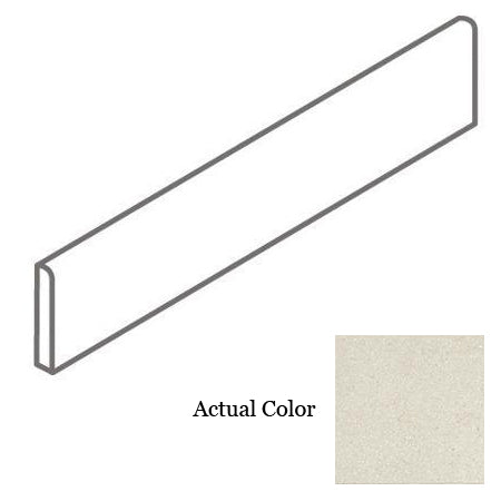 American Olean Neospeck 3 in. x 24 in. Porcelain Bullnose - White