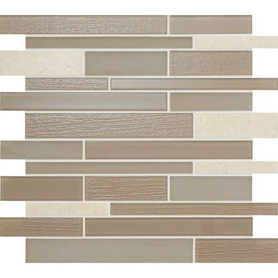 American Olean - Serentina - Random Interlocking Mosaic - Composure