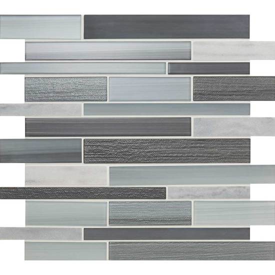 American Olean - Serentina - Random Interlocking Mosaic - Zen
