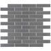Anatolia - Stainless Steel 1 in. x 4 in. Brick Glossy Mosaic