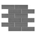 Anatolia - Stainless Steel 2 in. x 6 in. Brick Glossy Mosaic