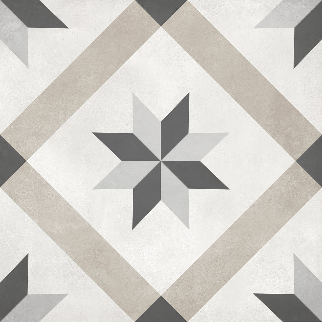 Anatolia - Form HD 8 in. x 8 in. Sand Deco - Compass — Floorzz