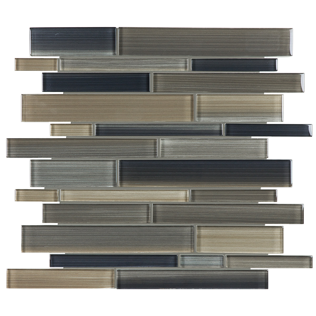 Anatolia - Fusion - Random Strip Glass Mosaic - Rock