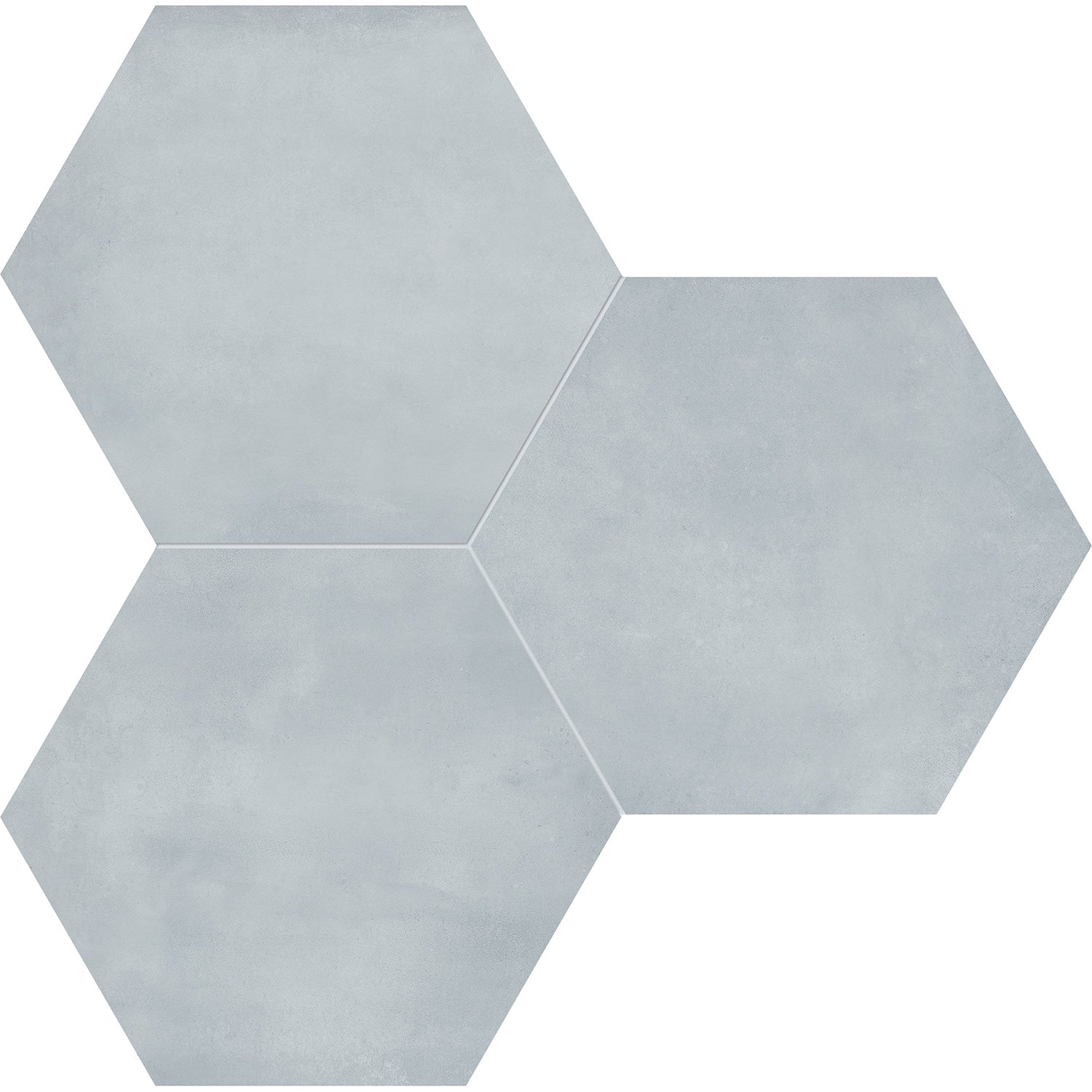 Anatolia - Form HD 7 in. x 8 in. Hexagon Porcelain Tile - Tide