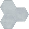 See Anatolia - Form HD 7 in. x 8 in. Hexagon Porcelain Tile - Tide