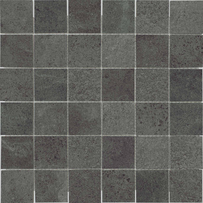 Anatolia - Industria HD Porcelain 2 in. x 2 in. Mosaic - Graphite