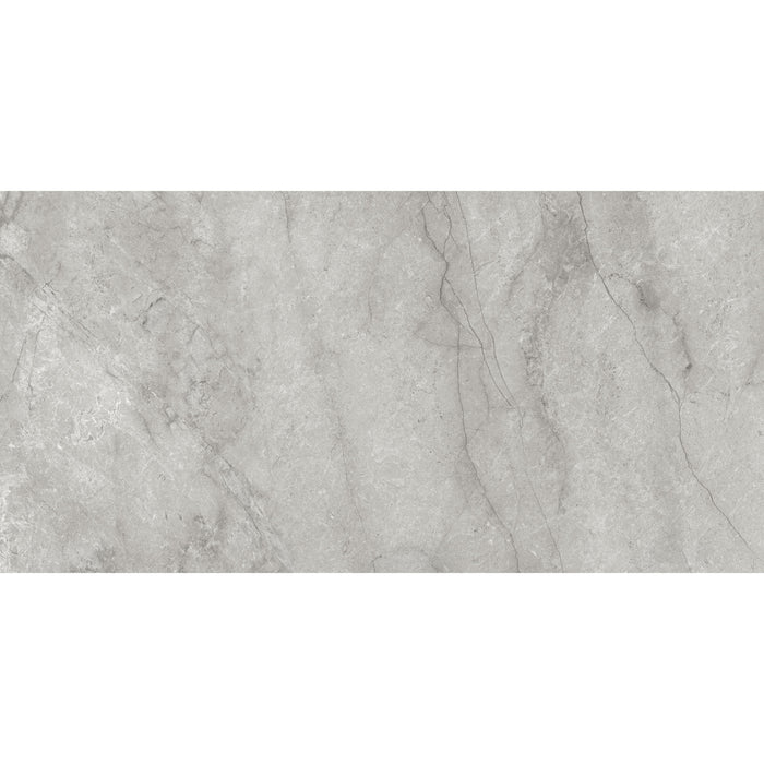 Anatolia - La Marca Glazed Porcelain 24 in. x 48 in. Honed Tile - Paradiso Argento