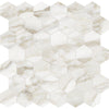 See Anatolia - La Marca Glazed Porcelain 2 in. Hexagon Mosaic - Calacatta Paonazzo Polished
