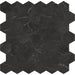 Anatolia - La Marca Glazed Porcelain 2 in. Hexagon Mosaic - Nero Venato Polished
