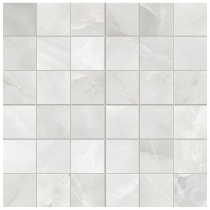 Anatolia - La Marca Honed Glazed Porcelain 2 in. x 2 in. Mosaic - Onyx Nuvolato