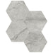 Anatolia - La Marca Glazed Porcelain 6 in. Hexagon Mosaic - Paradiso Argento Polished