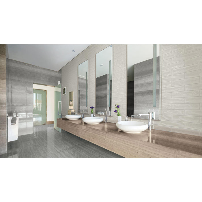 Anatolia - Marlow 3 in. x 6 in. Glazed Ceramic Tile - Dessert Glossy Installed