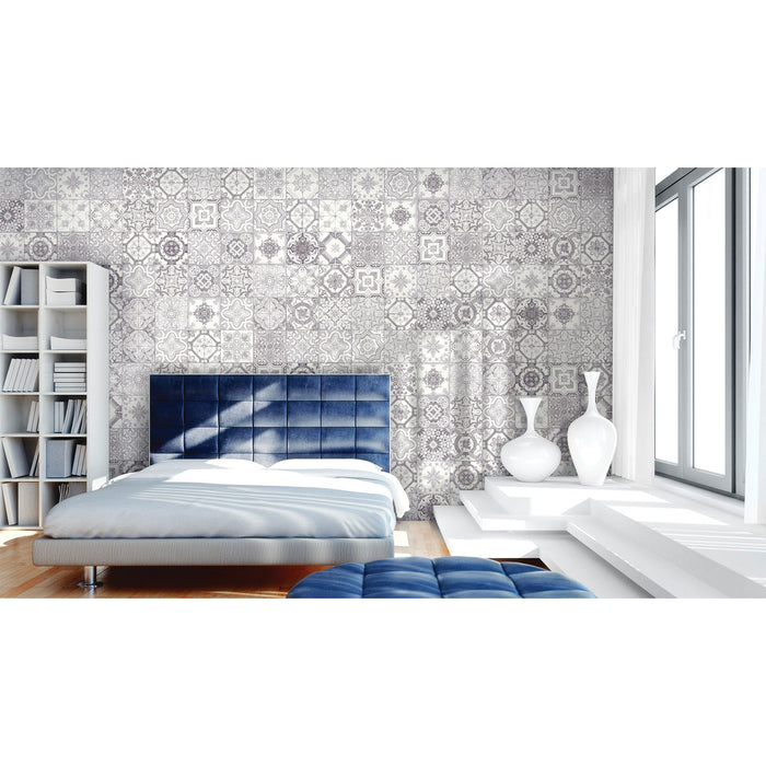 Anatolia - Marrakesh HD 8 in. x 8 in. Matte Porcelain Tile - Grey Mix