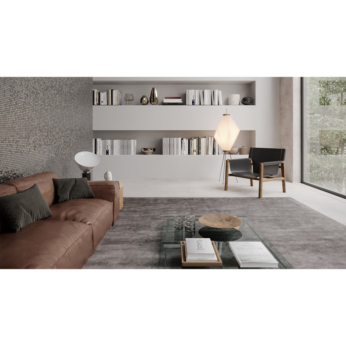 Anatolia - Stainless Steel Penny Round Glossy Mosaic Room Scene