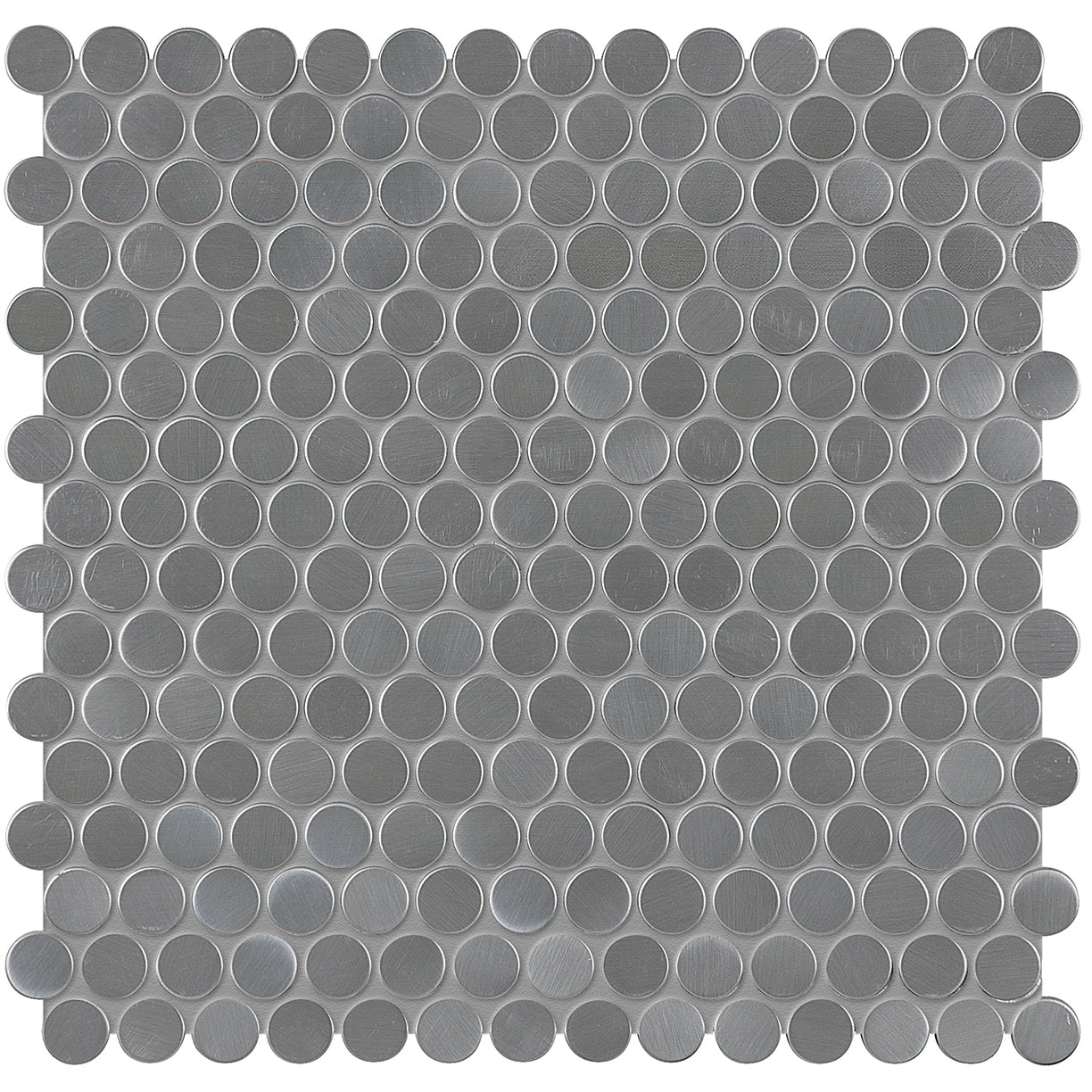 Anatolia - Stainless Steel Penny Round Glossy Mosaic