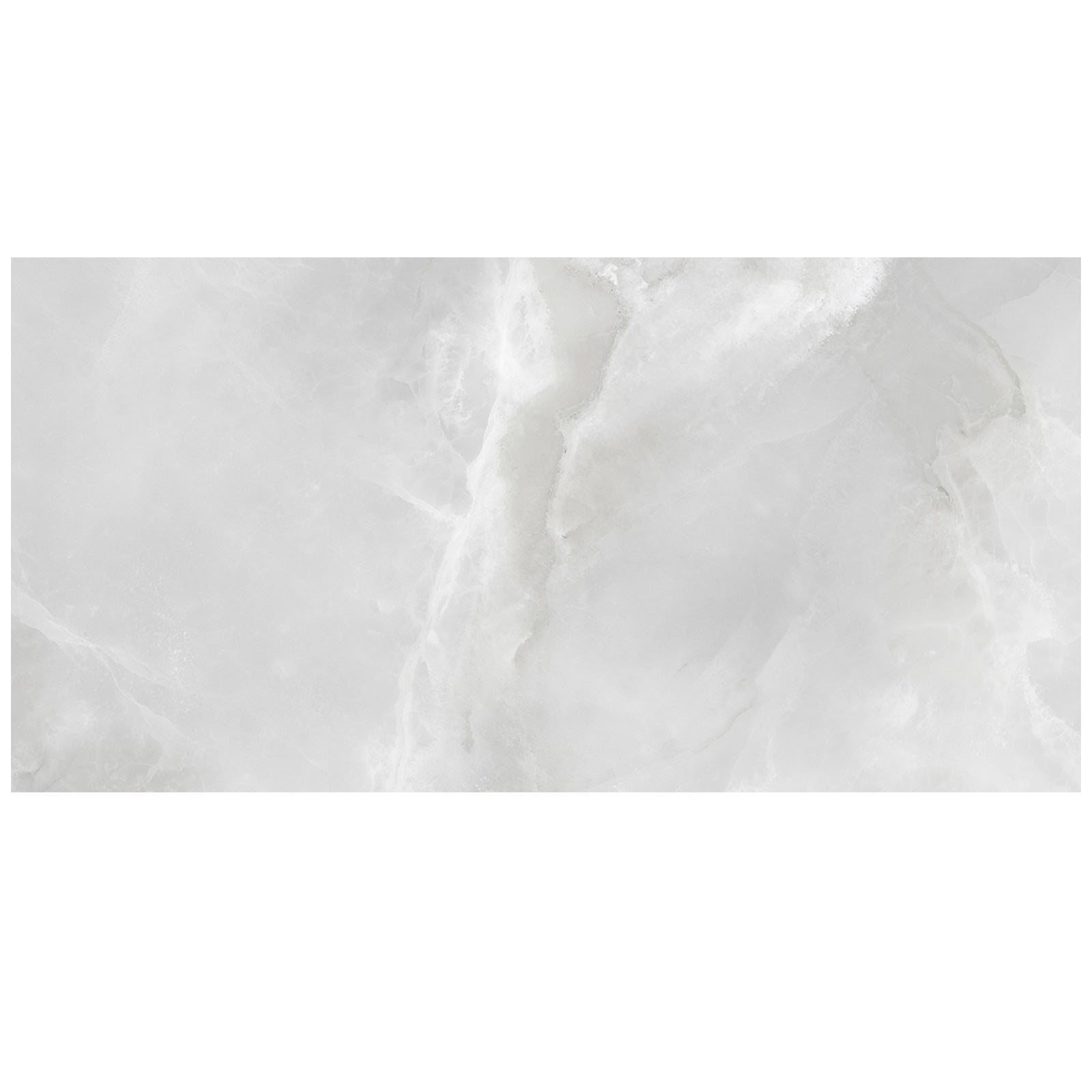 Anatolia - Plata 12 in. x 24 in. Glazed Porcelain Rectified Tile - Onyx Crystallo Polished