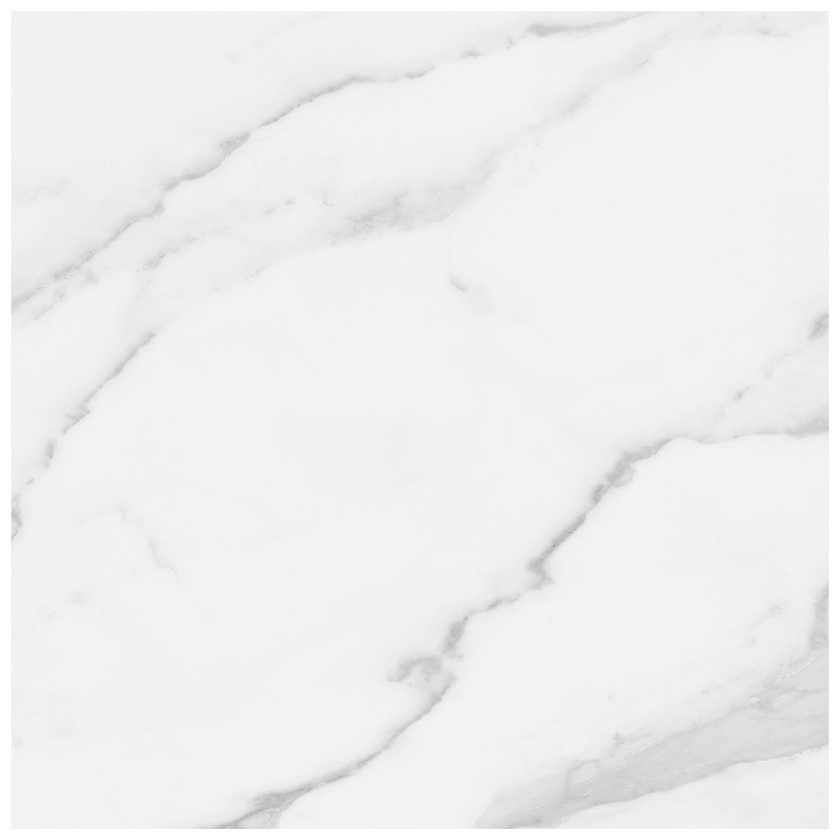 Anatolia - Plata 24 in. x 24 in. Glazed Porcelain Rectified Tile - Statuario Brina Matte