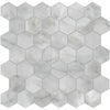 See Anatolia - Plata 2 in. Glazed Porcelain Hexagon Mosaic - Onyx Crystallo Polished