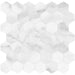 Anatolia - Plata 2 in. Glazed Porcelain Hexagon Mosaic - Statuario Brina Matte