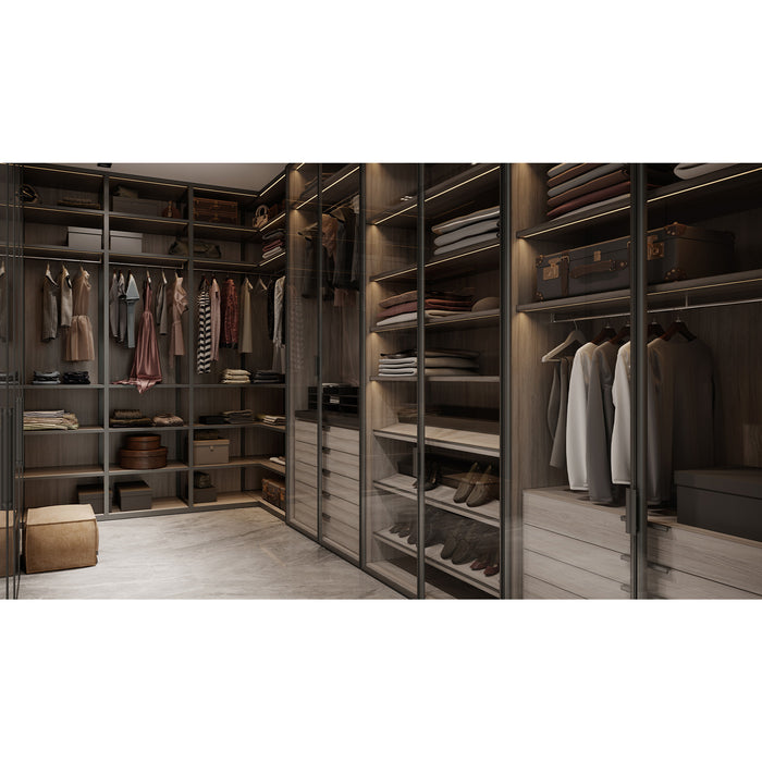 Anatolia - Plata 24 in. x 48 in. Glazed Porcelain Rectified Tile - Perla Grigia Matte Installed